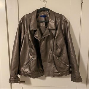 Gunmetal Leather jacket